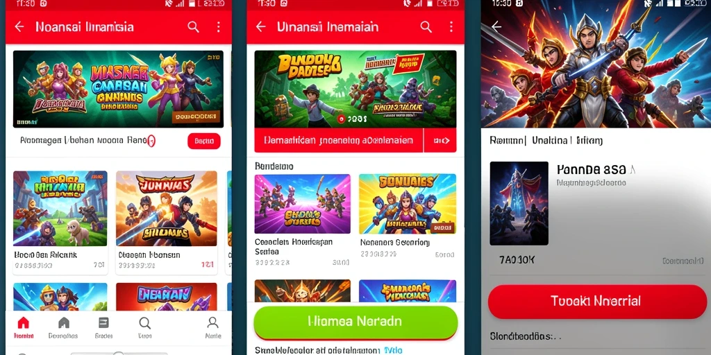 Tampilan antarmuka pengguna yang intuitif.