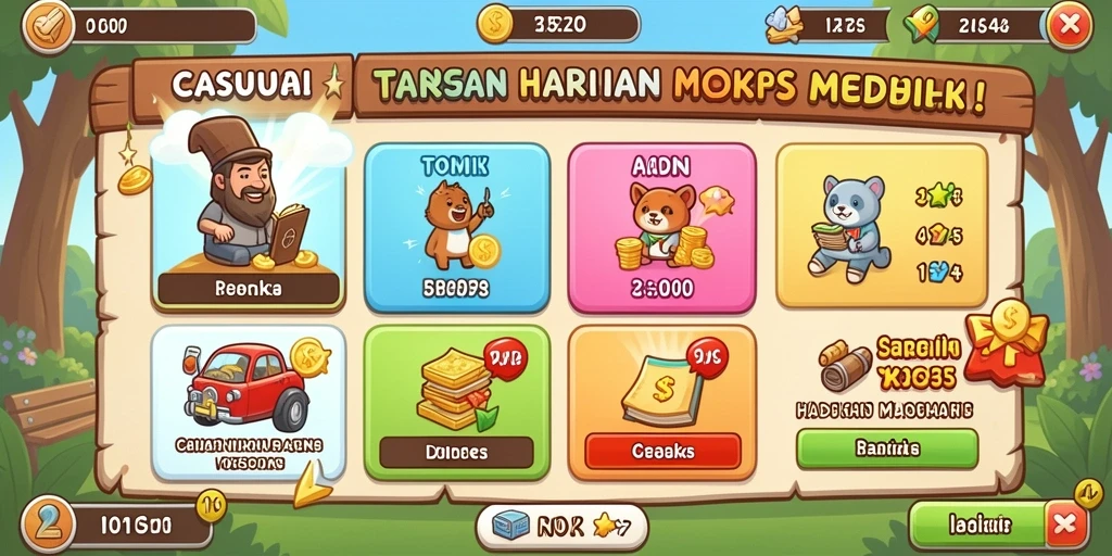 Tampilan antarmuka yang menawan dan intuitif.