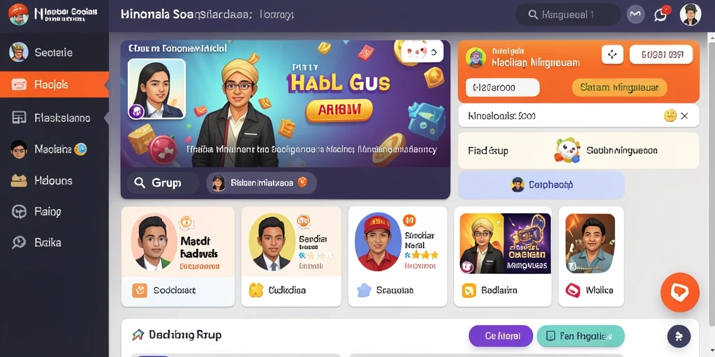 Tampilan awal aplikasi NONA88 yang menarik dan mudah dinavigasi.